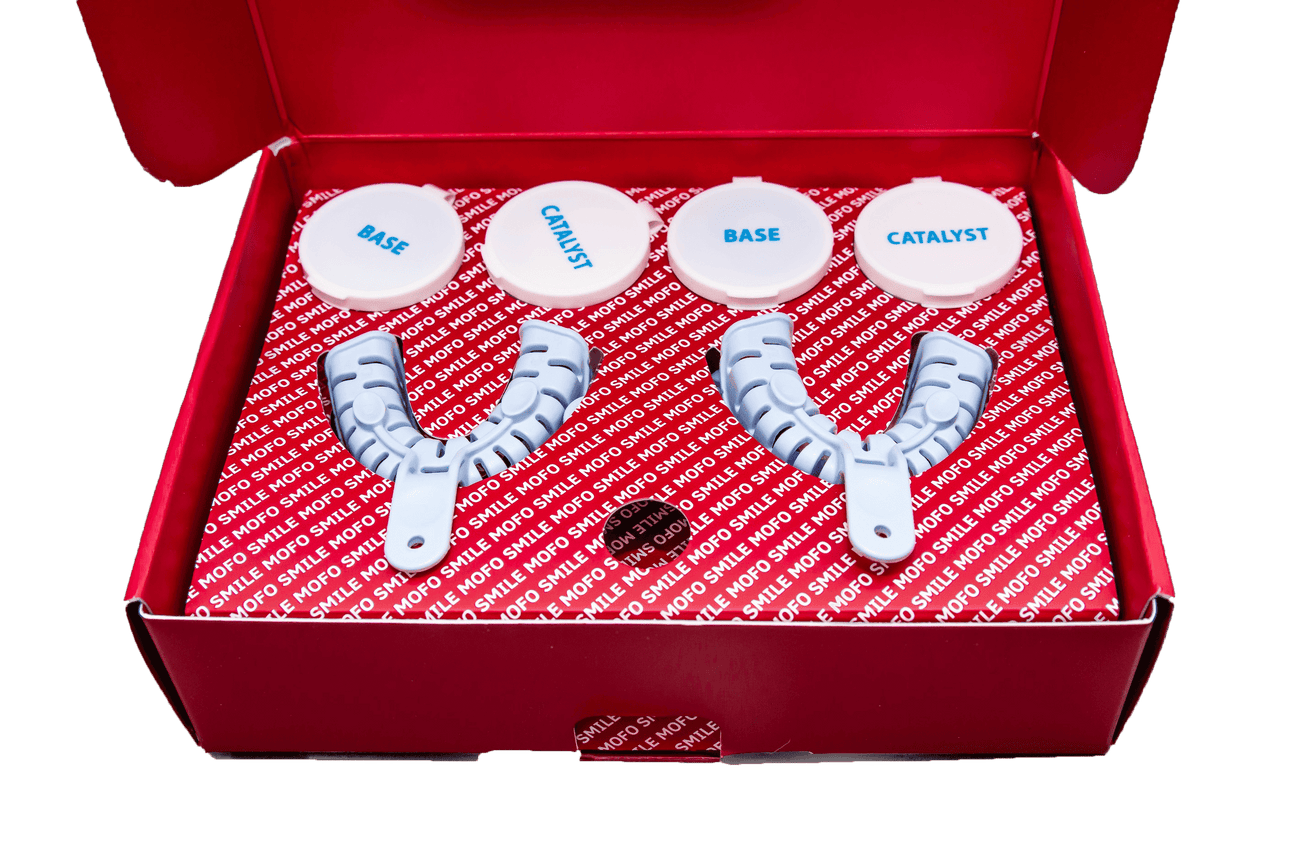 Your all-in-one bleaching tray for teeth whitening is now at your fingertips!